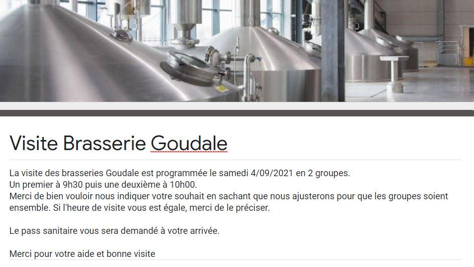 Visite brasserie