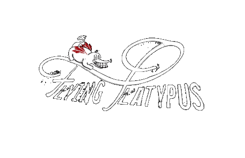 Logo flying platypus
