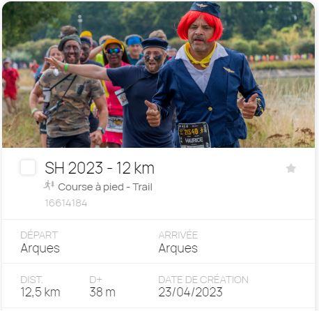Parcours 12 km
