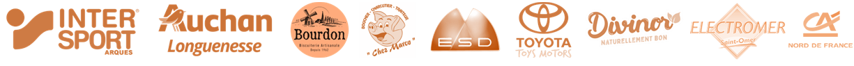 Sponsors officiels bas de page